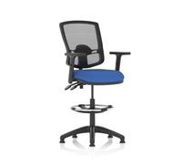 Eclipse Plus II Lever Operator Chair Mesh Back Blue Draughtsman Kit