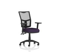 Eclipse Plus II Lever Task Operator Chair Mesh Back with Bespoke Colour Seat In