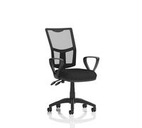Dynamic Task Operator Chair Eclipse Plus II, Mesh Back, Black Seat, Lever