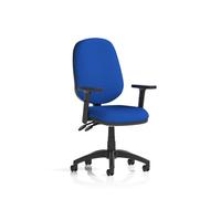 dynamic Eclipse II Operator Chair Permanent Contact Fabric Height-Adjustable Armrest Blue 120 kg Eclipse Plus II 600 x 600 x 970 mm
