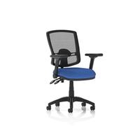 Eclipse Plus II Operator Chair Mesh Back Blue Seat Adjustable Arms