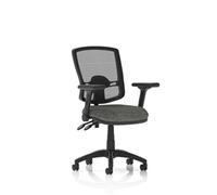 Eclipse Plus II Operator Chair Mesh Back Charcoal Seat Adjustable Arms