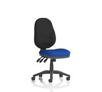 Eclipse Plus XL Lever Task Operator Chair Bespoke Colour Seat Stevia Blue