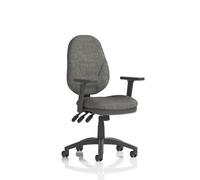 Eclipse Plus XL Lever Task Operator Chair With Height Adjustable Arms Charcoal