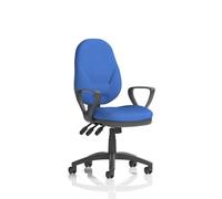 Eclipse Plus XL Lever Task Operator Chair With Loop Arms Blue