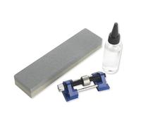 Eclipse Professional Tools 3PCHGK 3-Piece Honing & Sharpening Kit - Honing Guide, Dual-Grit Sharpening Stone & Lubricating Oil for Woodworking Tools