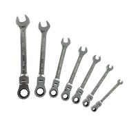 Eclipse Professional Tools ERWFLEX7PS 7 Piece Flexible Head Combination Ratchet Wrench Set