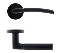 Eclipse Tifosi Lever on Rose Handle Finish:: Matt Black Tifosi Lever on Rose Handle