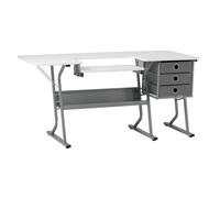 Eclipse Ultra Sewing Machine/ Hobby Table In Grey / White - Sewing Online 13376