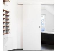 Eclisse Paris 2 Sliding Door Kit 2M, Pelmet & Round Satin Chrome Handle Set