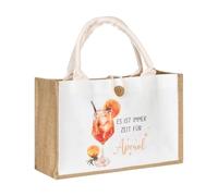 Eclove Aperol Jute Tote Bag, Aperol Spritz Bag Reusable, Cocktail Bags, Beach Tote with Handles Button, Canvas Grocery Shopping Bags, Gift Totes For Women Wedding Birthday Hen Party