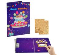 Ecloverlife Musical Birthday Cards with Scratch Off Feature Funny Birthday Cards with Money Holder for Cash Gifts for All Ages