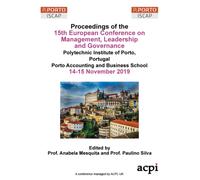 ECMLG19 - Proceedings of the 15th European Conference on Management, Leadership and Governance