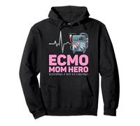 ECMO Mom Hero Critical Care Life Support Medical Design Pullover Hoodie