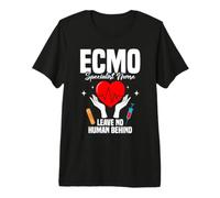 ECMO Specialist Nurse Nursing Recovery Leave No ECMO Premium T-Shirt