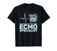 ECMO Specialist Respiratory Therapist ICU Nurse Cardiac Tech T-Shirt