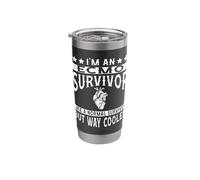 Ecmo Survivor Apparel - Funny Awesome Survivors Design Stainless Steel Insulated Tumbler