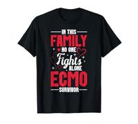 ECMO Warrior Recovery Support Patient Family ECMO Awareness T-Shirt