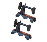 ECMQS 1/12 Miniature Retro Sewing Machine Alloy Model, Sewing machine