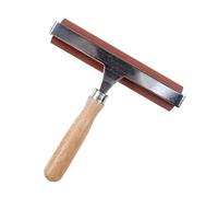 ECMQS 1 / 3Pcs Wood Handle Rubber Roller for Crafting, Rubber Brayer Tool for Printmaking, Printing, Stamping, Roller Art Rollers