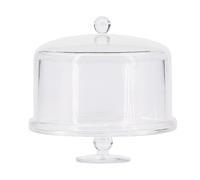 ECMQS 1/6 Scale Transparent Dessert Serving Tray Model for Doll, Square | Elevated Cake Serving Tray for Miniature Room Decoration, Bakery Scene Arrangement and Small Item Storage