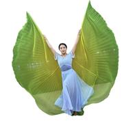 ECMQS 1 Pair Large Butterfly Fairy in Gradient Color | Soft Polyester Materials with Light Weight Design for Costume Parties and Photo Shoots and Creative Photography