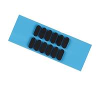 ECMQS 12pcs EVA Mechanical Keyboards Stabilizers Silencing Pad | Toolless Installation Universals Compatibility for Quiet Mechanical Switches and Steel Wire Reducing Pad