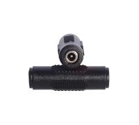 ECMQS 2 Pack 3.5X1.35Mm Female to Female Connector Metal Texture | Small Connector Suitable for CCTV Camera LED Light Routers Speakers Power Supply Repairing Use Power Cord