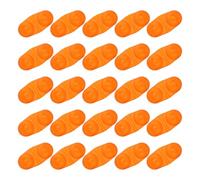 ECMQS 25lots Glowing Fishing Clip Bells Double Rings High, D