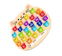 ECMQS 26 Pcs Wooden Letter Matching Puzzle, Early Learning Toy