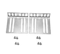 ECMQS 2DIN Car Stereo Mounting Bracket Set with 8 Screws