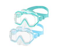 ECMQS 2Pcs Leakproof Child Swimming Goggles Wide | Adjustable Strap Leakproof for Swimming Diving Training