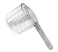 ECMQS 3Pcs Fishing Baits Cup Measuring Container, Transparent color