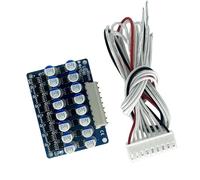 ECMQS 4S / 6S / 8S Energy Transfer Balancing Module Adjustable Current Large Capacity Battery Active Equalization Balanced Capacitor Low Power Consumption Active Balancing Module
