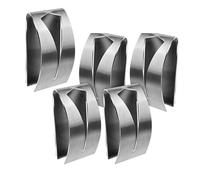 ECMQS 5Pcs Stainless Steel Towel Hanger for Small Areas | Rustproof Towel Holder with High Strength Magnet for Organizing Small Kitchen or Bathroom Areas