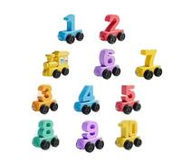 ECMQS ABS Train Set with Multiple Combination Possibilities for Little Builders Educational Toy for Infants