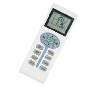ECMQS AC Replacement Remote for ZH / TL03 with LCD Screen | Power Fan Mode Timer Sleep Clean Hold Light Buttons, Compact Controller for Everyday Climate Use