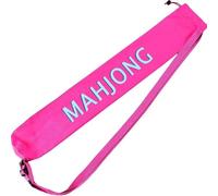 ECMQS Beautiful Printed Mahjong Transport Bag 34 Inches Long Constructed with Secure Handles for Easy Moving and Storage Stylish Tabletop Gear Holder