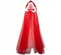 ECMQS Capes Cloak, Wizard Robe Gifts | Christmas Shawl Cloak Capes, Mrs Clauses Capes, Halloween Christmas Costumes, Cloak with White Furs