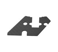 ECMQS Carbon Fiber Metal Deflector Shielding Mud Guard Protector for TT02 Steering Component on Rough Terrains Upgraded Kits Steering Cover