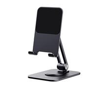 ECMQS Cell Phone Holder/Tablets Stand Non Slip Cradle Dock Desktop Stand Compatible From 17 to Small Smartphone Aluminum Alloy Tablet