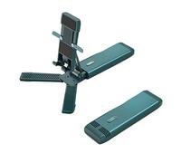 ECMQS Cell Phone Stand Foldable Tablet Holder for Desk Portable Compatible From Pad 12.9 to Small Smartphone Foldable Holder