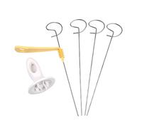 ECMQS Chip Cutter, Potato Slicers, Tower Cutter Slicing for Barbecue Fried Family Kitchen Camping Stainless Steel Chippers