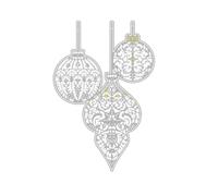 ECMQS Christmas Decorative Ball Metal Cutting Dies Stencil Scrapbooking Album