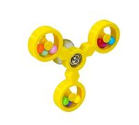 ECMQS Colorful Rotating Windmill Toy Safe Chewing, Yellow