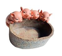 ECMQS Cute Juicy Planter Pig Gift Gift Cartoon Home Decorations Pots Plants Stakes Garden Decorations For Home