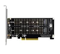 ECMQS Data Transmission to PCIE 8X 2 Slot Card with Gold Plated Circuit Board for Data Backup Storage Expansion Solution