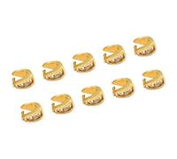ECMQS Decorative Jewelry Finding Pack, 18k real gold
