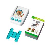 ECMQS Double-Sided Russian/English Learning Toy: Talking Cards Enhances Cognitive Growth & Fine Motor Control 3+ Bilingual Talking Flashcards Educational Toy