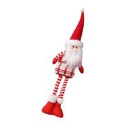ECMQS Expandable Christmas Figurines Decorations Santa Snowman Deer Flexible Size Polyester Festival Room Festival Party Supplies